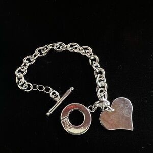 925 Sterling Silver Heart Bracelet